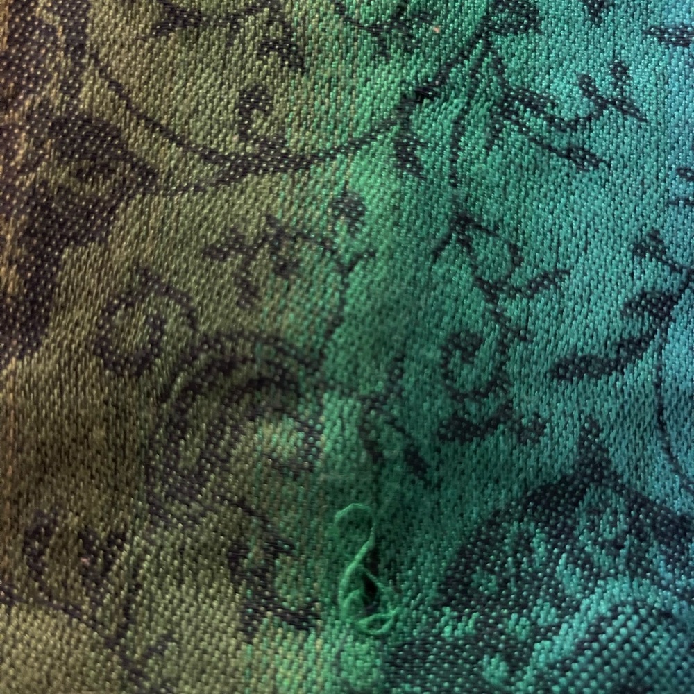 5/$25 Vibrant Rainbow Paisley Scarf - Picture 3 of 5